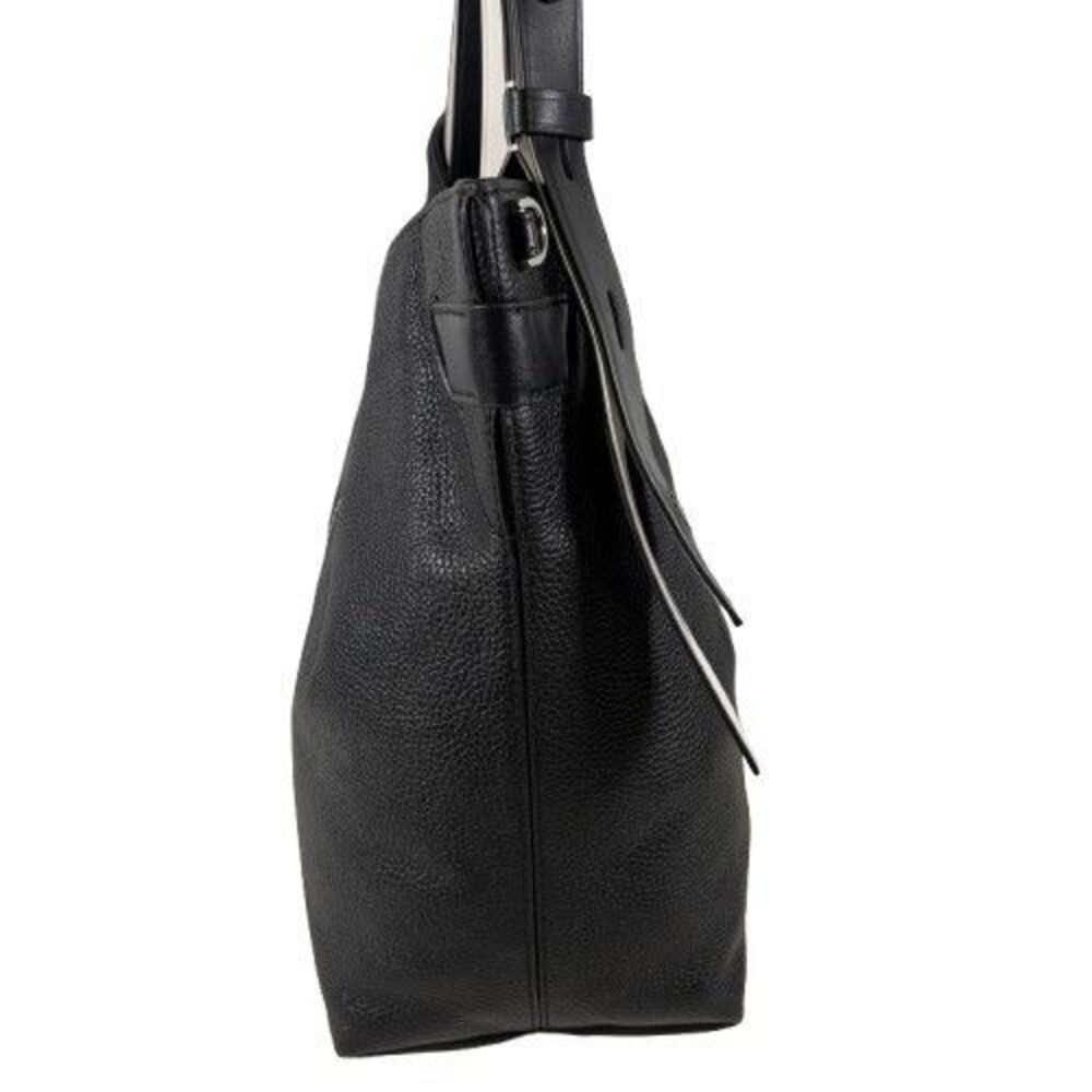 Michael Kors DOWNTOWN ASTOR Black/White Leather Lg Shoulder Tote Bag NWOT $498 - Picture 5 of 16